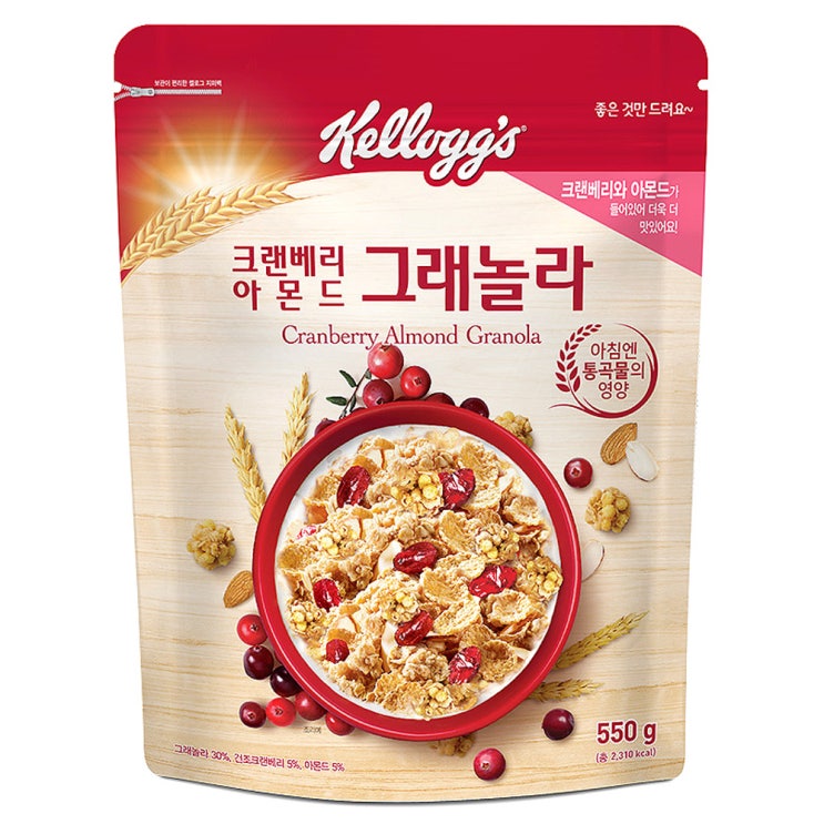 인기 많은 켈로그 크랜베리 아몬드 그래놀라 시리얼, 550g, 1개(로켓배송) 추천해요 인기 많은 켈로그 크랜베리 아몬드 그래놀라 시리얼, 550g, 1개(로켓배송) 추천해요