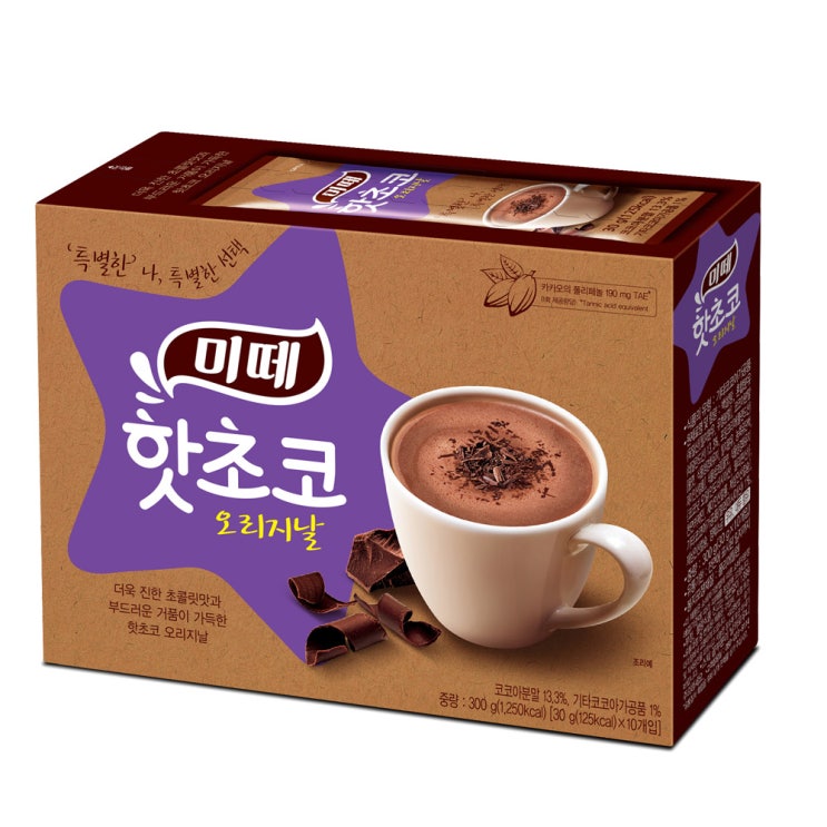 많이 찾는 미떼 핫초코 오리지날 10T, 300g, 1개(로켓배송) 좋아요