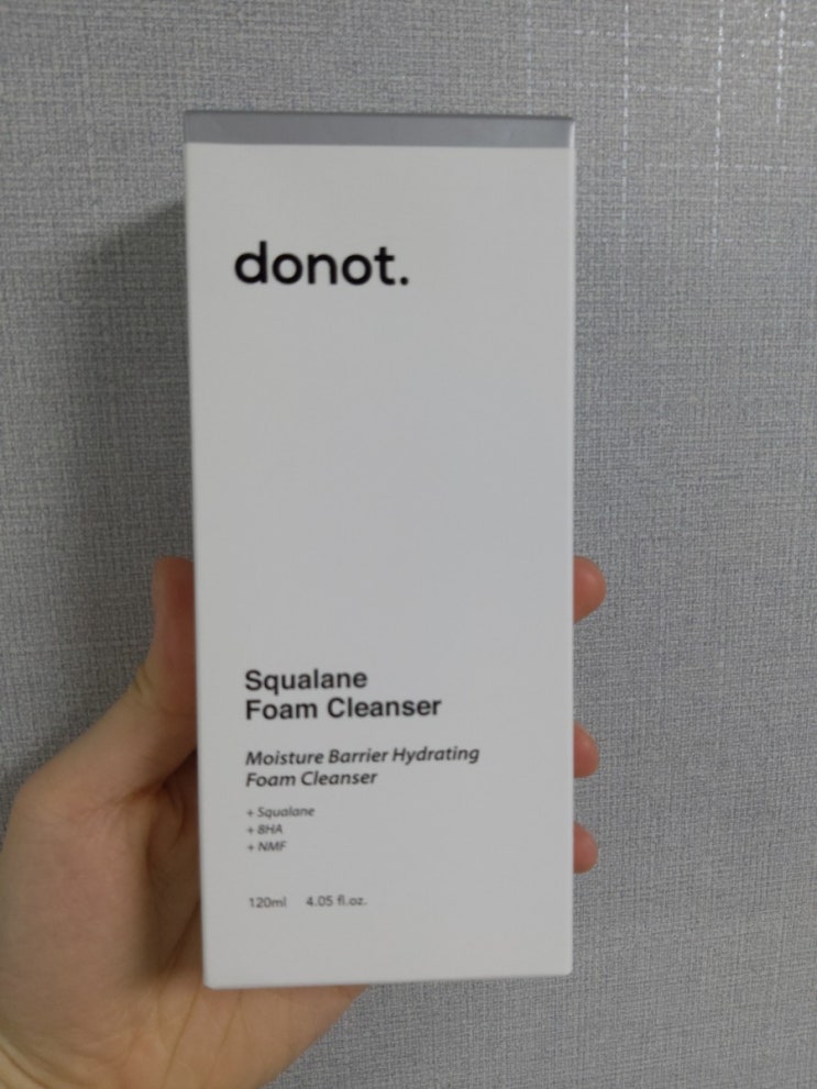  [donot]두낫, 스쿠알란폼클렌저 이용하기