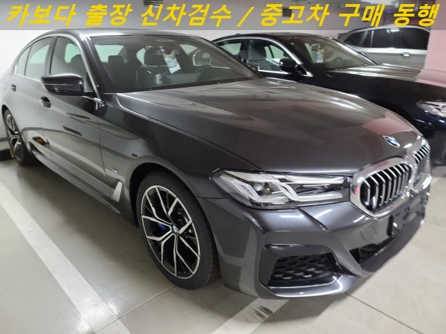 카보다-2021 BMW 530i 신차계약후 차량등록전 정비사 bmw전시장 출장 검수대행 및 인천 신차검수 후기