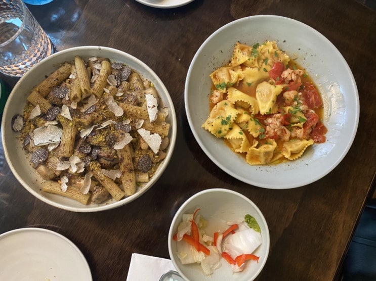 석촌호수 분위기 좋은 생면 파스타 맛집 "콘메"
