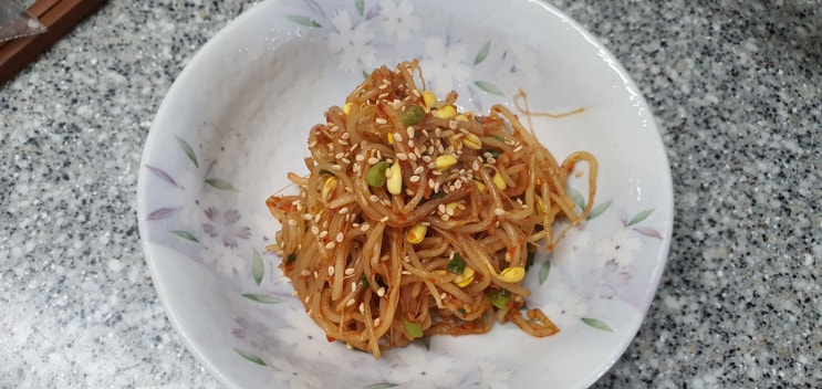 간편요리 채소반찬 콩나물찜