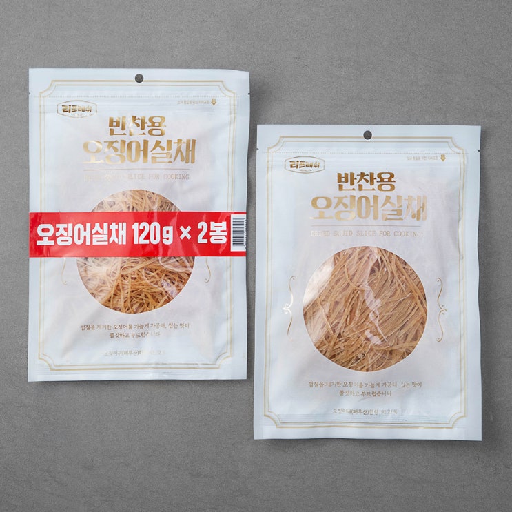 선호도 높은 리프레쉬 페루산 반찬용 오징어실채, 120g, 2봉(로켓배송) 추천합니다