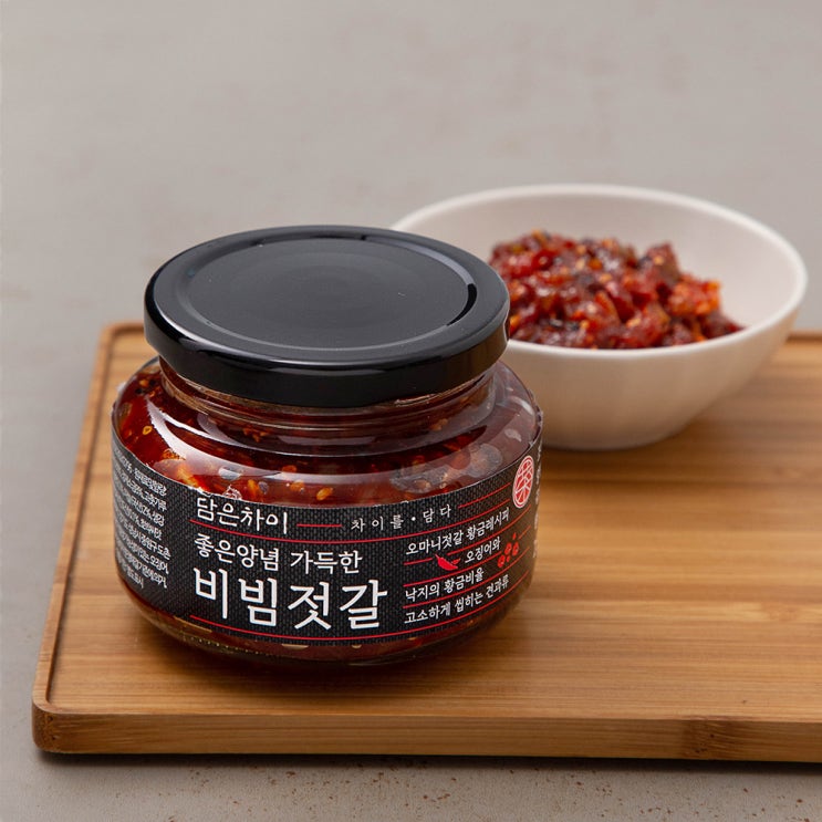 가성비갑 담은차이 좋은양념 가득한 비빔젓갈, 250g, 1개(로켓배송) ···