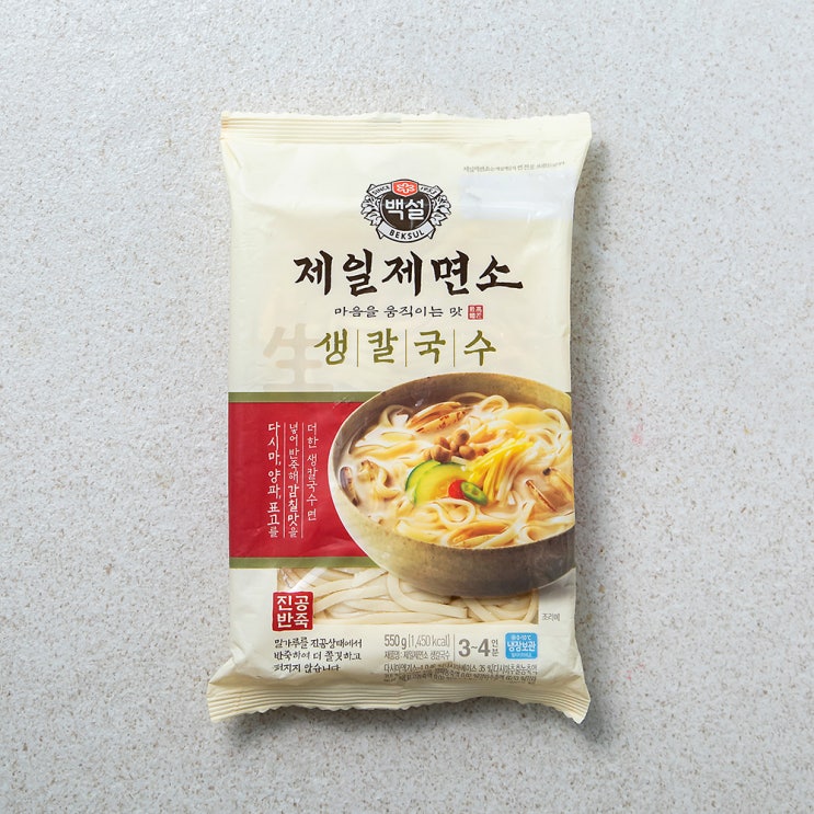 요즘 인기있는 백설 제일제면소 생칼국수, 550g, 1개(로켓배송) ··· 요즘 인기있는 백설 제일제면소 생칼국수, 550g, 1개(로켓배송) ···