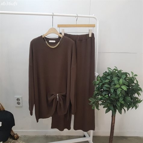  [대박할인] 디바스타 여성용 루즈핏 라운드 티셔츠 팬츠 투피스 세트 29,900 원~ 12% 할인