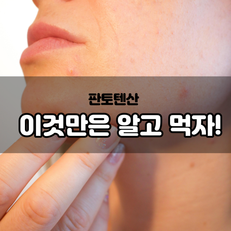 판토텐산 비타민b5 효능과 부작용 이것만은 알고 먹자!