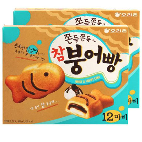 당신만 모르는 텐샾 오리온 참붕어빵, 348g, 2개 추천합니다