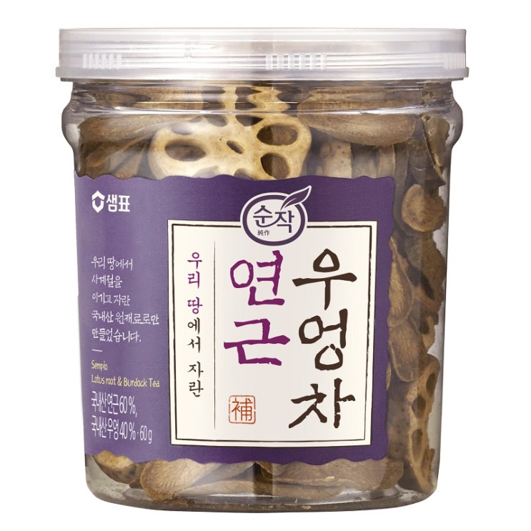 인지도 있는 순작 연근 우엉차, 60g, 1개(로켓배송) ···