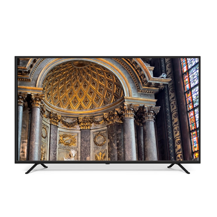  유맥스 UHD 165cm LG패널 4K TV UHD65L, 스탠드형, 방문설치