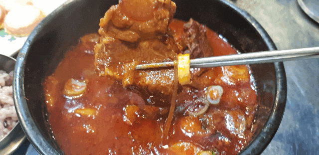  [여수 문수동 맛집 담터갈비] 냉면, 매운갈비찜이 냄비가득 7천원!  가성비 극강 
