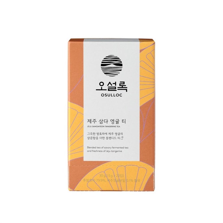  [할인정보] 오설록 본사직영 제주 삼다 영귤 티백 20EA E  8,360 원 5% 할인