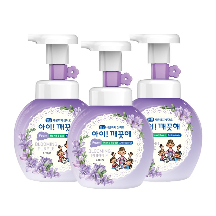 갓성비 좋은 아이깨끗해 블루밍 퍼플 핸드워시, 250ml, 3개(로켓배송) 좋아요 갓성비 좋은 아이깨끗해 블루밍 퍼플 핸드워시, 250ml, 3개(로켓배송) 좋아요