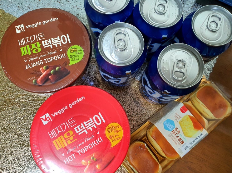  [편의점 비건 간편식]베지가든 매운 떡볶이 짜장 떡볶이, 퀄리티 좋은 촉촉치즈수플레