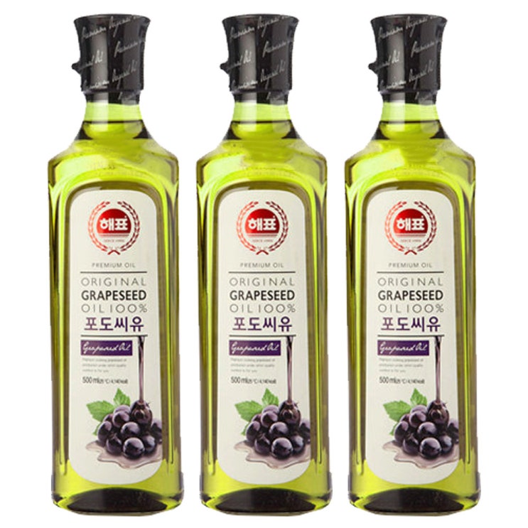 핵가성비 좋은 사조해표 포도씨유, 500ml, 3개입 추천합니다