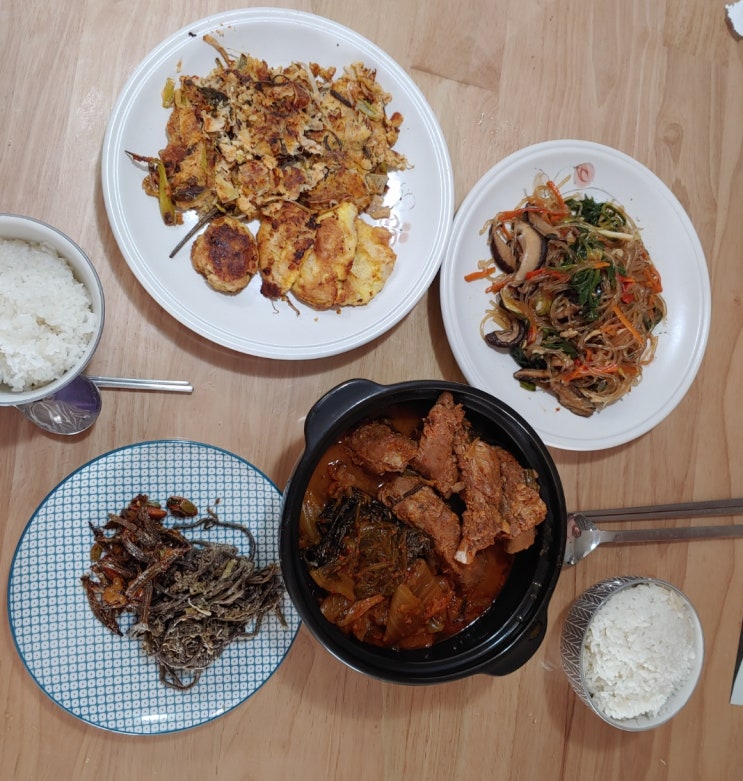  설날 음식처리하기이!! 언제 다먹어ㅜㅜ!!