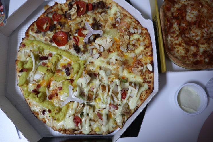  대치동 피자맛집, 1830 모두피자 포장해왔어요!