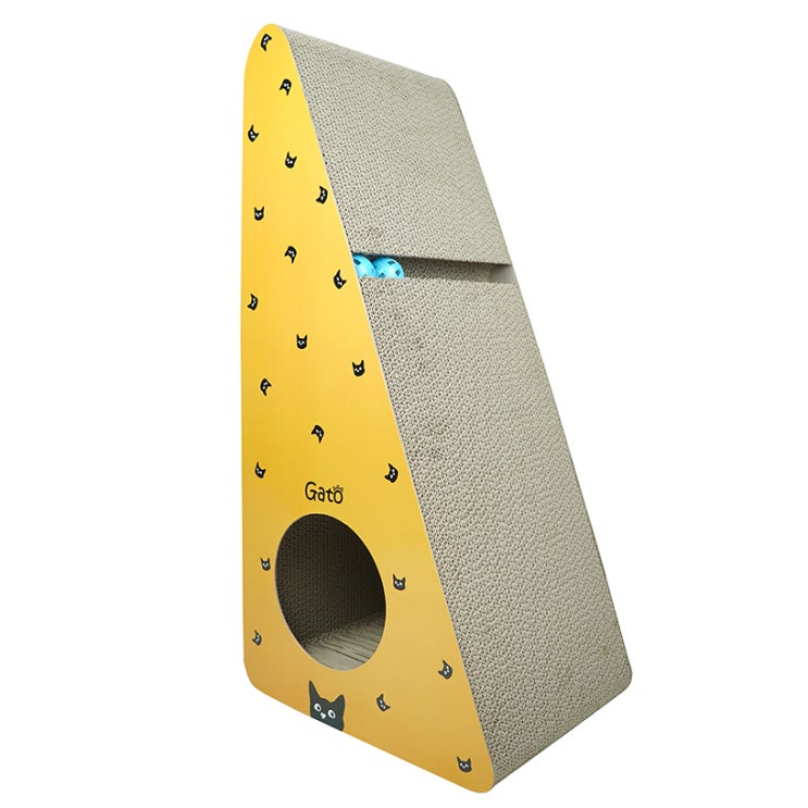 인기 많은 가또 킹삼각 고양이 스크래쳐 특대 70cm, 옐로, 1개(로켓배송) ··· 인기 많은 가또 킹삼각 고양이 스크래쳐 특대 70cm, 옐로, 1개(로켓배송) ···