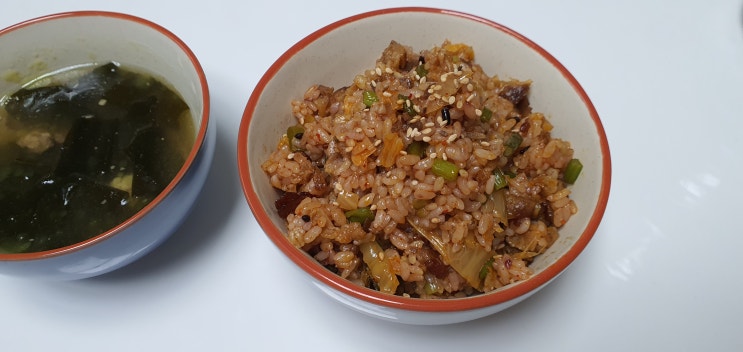  초간단요리 우삼겹김치볶음밥