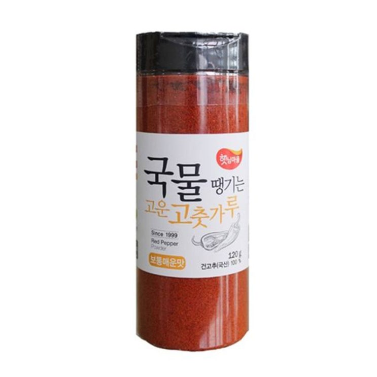 후기가 정말 좋은 햇님마을 국물땡기는 고운 고춧가루 보통맛, 120g, 1개(로켓배송) 좋아요