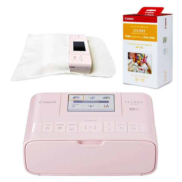 가성비갑 캐논 셀피 CP1300+인화지108매+잉크+디카셀파우치(포켓형) 세트, 베이비핑크 좋아요 가성비갑 캐논 셀피 CP1300+인화지108매+잉크+디카셀파우치(포켓형) 세트, 베이비핑크 좋아요