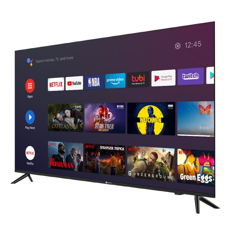  스마트에버 4K UHD 109cm TV SA43G 스마트, 스탠드형, 자가설치