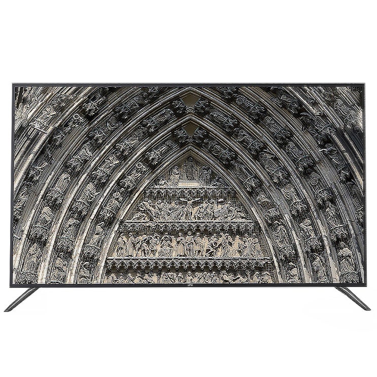  유맥스 UHD LED 127cm 무결점패널 HDR 4K USB TV UHD50L, 스탠드형, 자가설치
