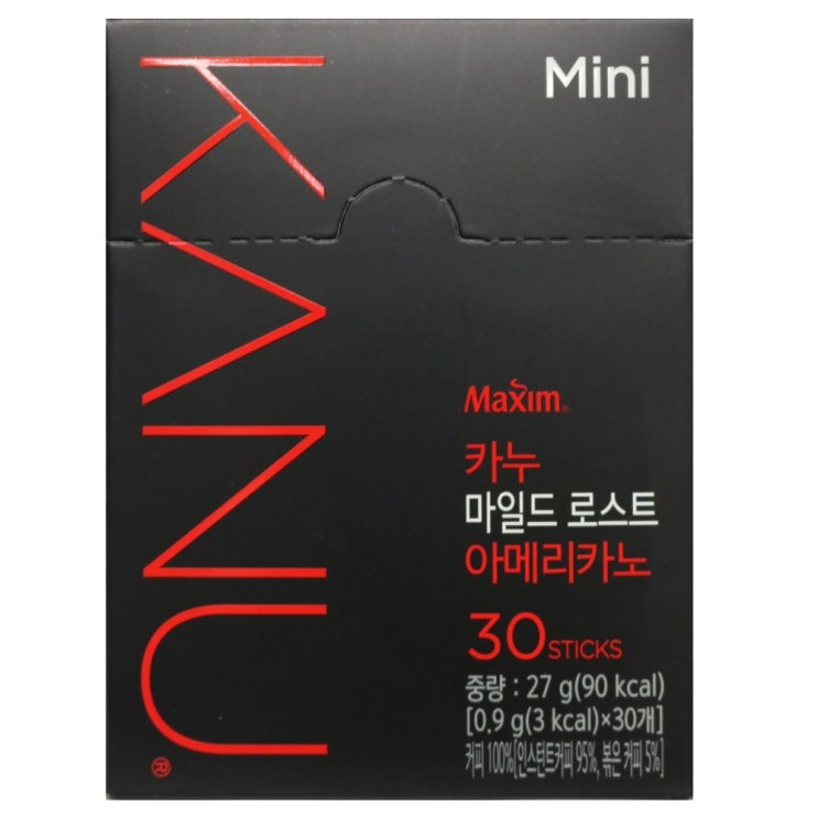 가성비갑 카누 마일드 로스트 아메리카노 미니 원두커피믹스, 0.9g, 30개(로켓배송) 좋아요 가성비갑 카누 마일드 로스트 아메리카노 미니 원두커피믹스, 0.9g, 30개(로켓배송) 좋아요