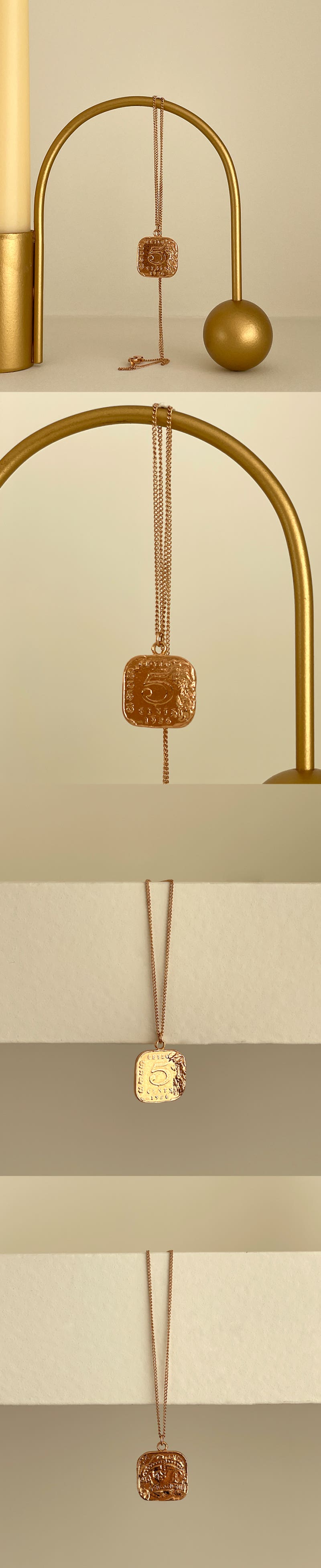 르모아주얼리] 스퀘어 코인목걸이14k/ 5센트코인목걸이 / 데일리코인목걸이/ 사각코인목걸이 : 네이버 블로그