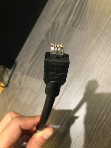  강서구 방화동 회의실빔프로젝터 HDMI 케이블 고장 교체 작업