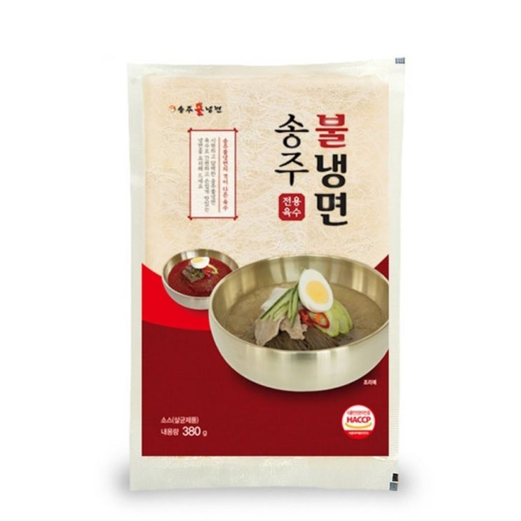  [특가제품] 송주불냉면 프리미엄 소고기 냉면육수 380g 5팩 5,000 원~ 
