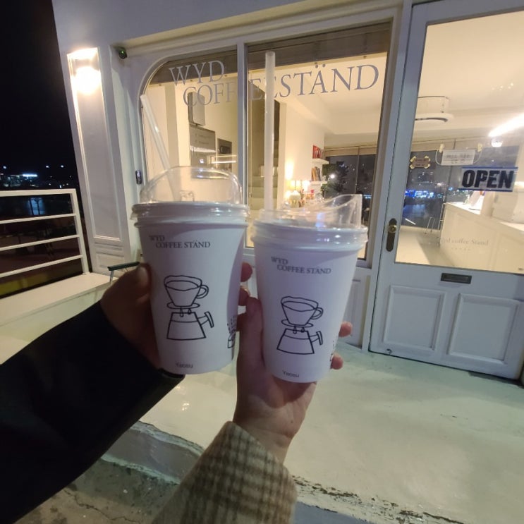  [여수 카페] 오션뷰 갬성 카페 와이드 커피 스탠드