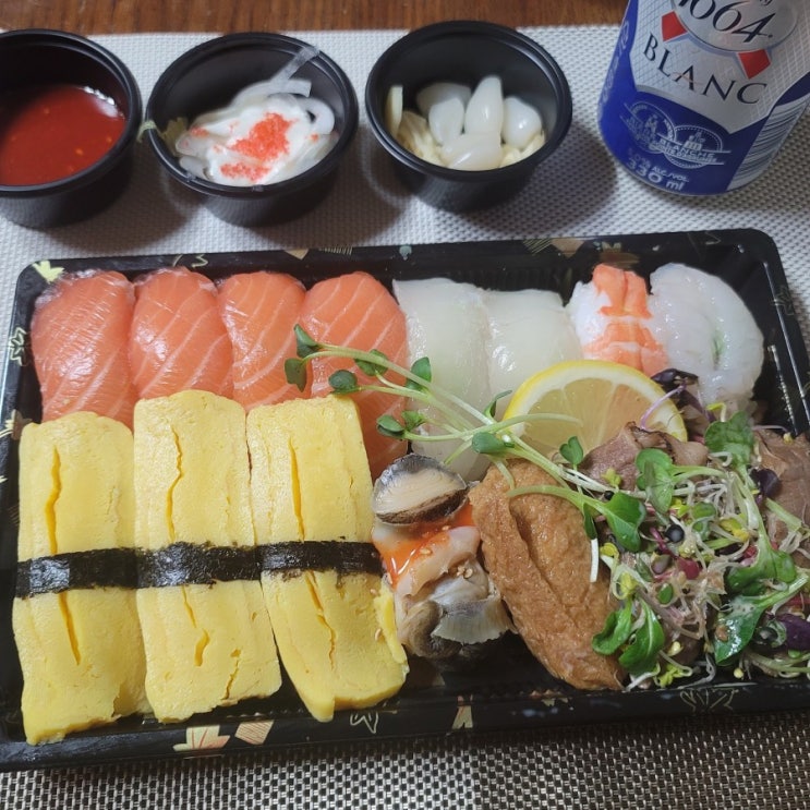  [수원 맛집] 매탄동 모듬초밥 고로케 배달 '지니초밥'