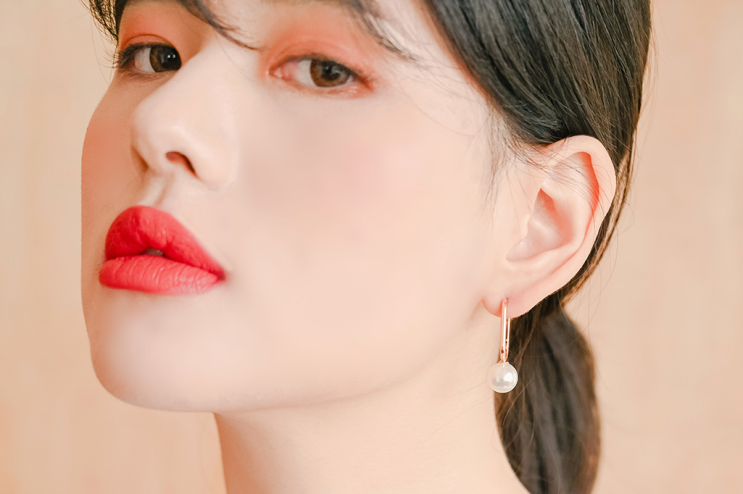  14k 귀걸이 동그란얼굴형 선택하는방법