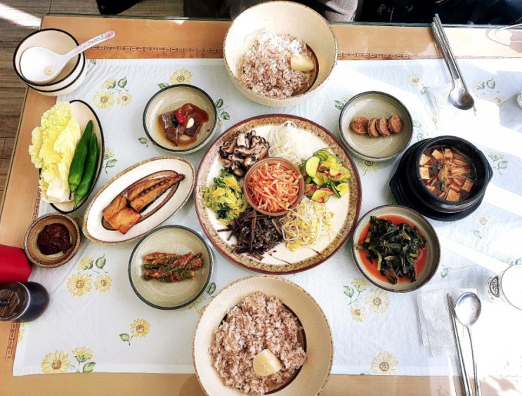  강릉 산촌보리밥 현지인 추천 숨은 맛집 푸짐한 보리밥 한정식 한상