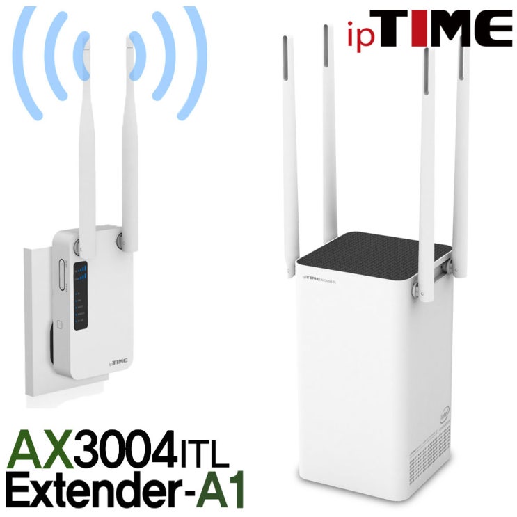 후기가 정말 좋은 ipTIME AX3004ITL 유무선공유기, AX3004ITL+ EXTEENDER-A1 (와이파이증폭기 패키지) 추천해요