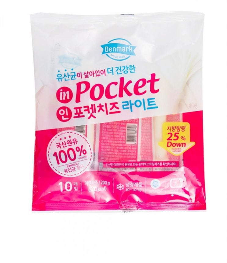  덴마크 인포켓치즈 라이트 우리 가족 건강 간식으로 추천
