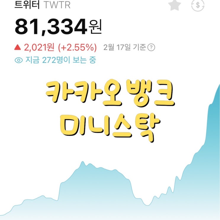  해외주식 카카오뱅크 미니스탁으로 쉽게 시작하기 (+수익률 50% 인증)