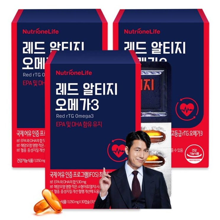  [특가상품] 뉴트리원 크릴오일 함유 최고등급인증 알티지 오메가3 혈행개선제 혈관건강 영양제 30캡슐 활력환 129,000 원 