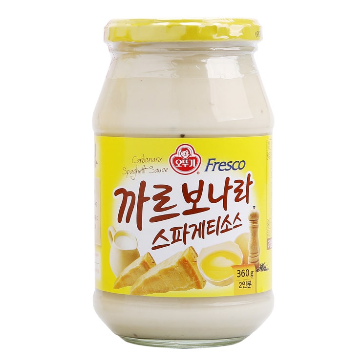 잘팔리는 오뚜기 프레스코 까르보나라 스파게티소스, 360g, 1개(로켓배송) 추천해요