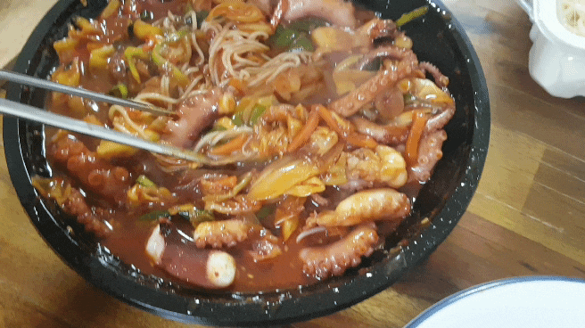  문정맛집: 매콤한 김명자 낙지마당 배달도 좋아요