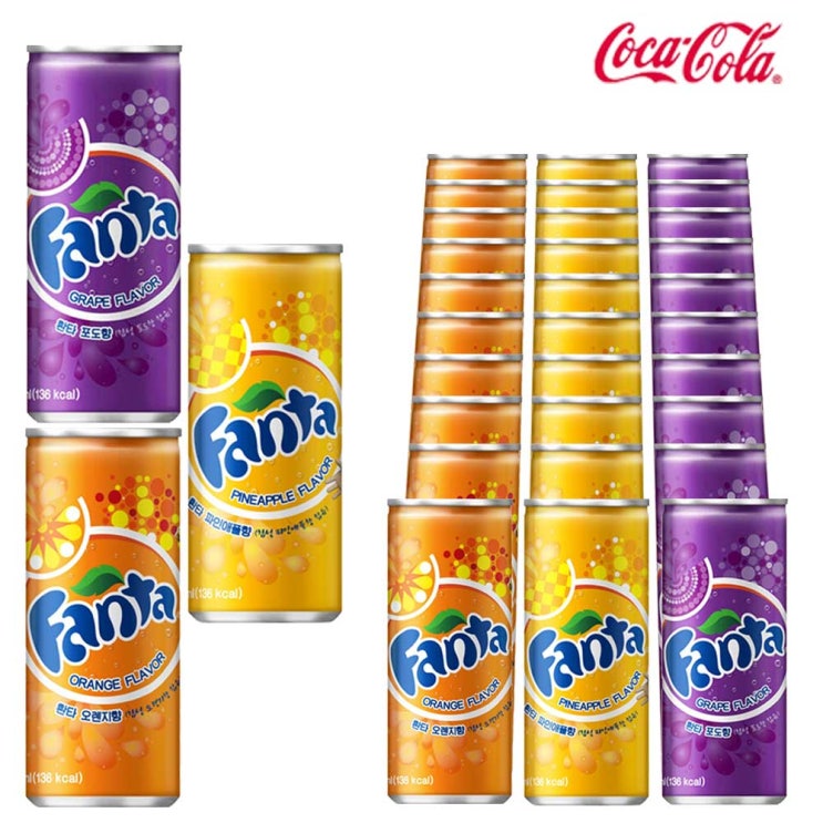 인기 많은 환타 오렌지&파인애플&포도 250ml X 각10개(총30개) 과즙탄산/비타민음료/탄산음료/음료수, 30개 ··· 인기 많은 환타 오렌지&파인애플&포도 250ml X 각10개(총30개) 과즙탄산/비타민음료/탄산음료/음료수, 30개 ···