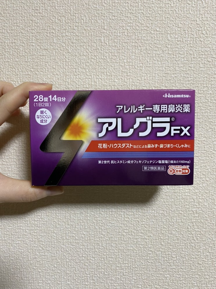  [일본일상] 일본 꽃가루 알르레기 카훈쇼