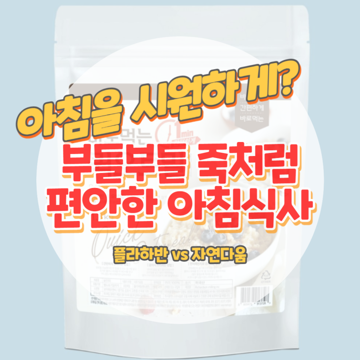  자연다움 vs 플라하반 퀵오트 대전