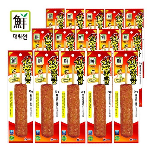 의외로 인기있는 대림선 숯불구이맛후랑크 70g X 30팩 (일반박스포장) 소시지 ··· 의외로 인기있는 대림선 숯불구이맛후랑크 70g X 30팩 (일반박스포장) 소시지 ···