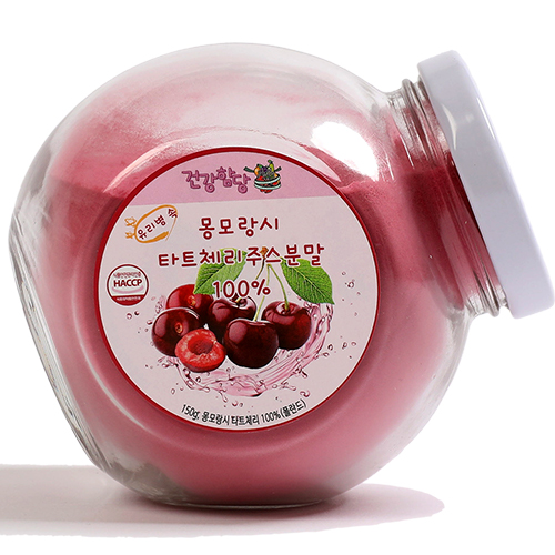 잘나가는 유리병속 몽모랑시 타트체리 100% 분말 가루 150g, 타트체리 150g, 1병 좋아요 잘나가는 유리병속 몽모랑시 타트체리 100% 분말 가루 150g, 타트체리 150g, 1병 좋아요