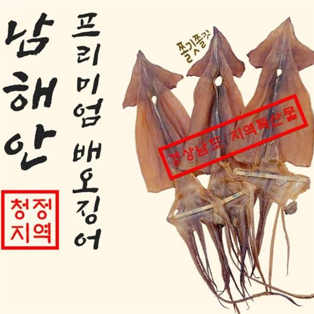 [할인정보] 특가판매 경남 특산품 배오징어 /10마리 550g /건오징어 마른오징어 2021년 02월 23일기준 35,900 원~ 3% 할인