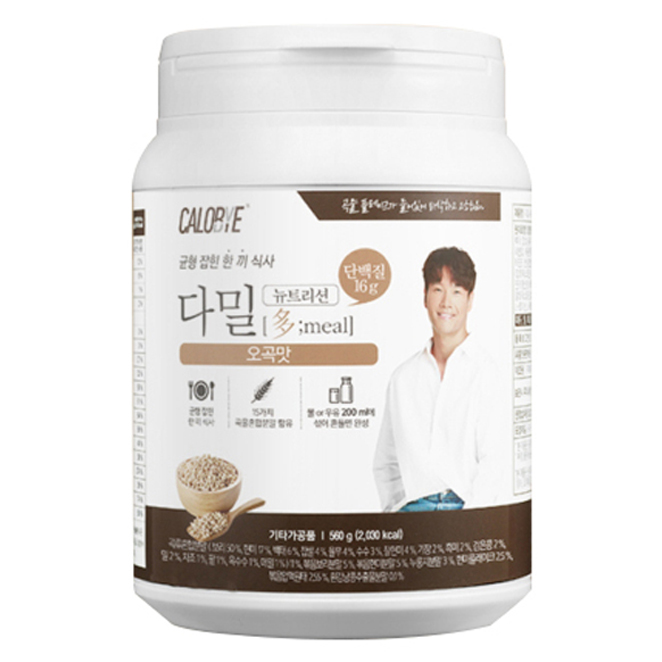인기 급상승인 칼로바이 다밀 뉴트리션 단백질쉐이크 오곡맛, 560g, 1개(로켓배송) 좋아요 인기 급상승인 칼로바이 다밀 뉴트리션 단백질쉐이크 오곡맛, 560g, 1개(로켓배송) 좋아요