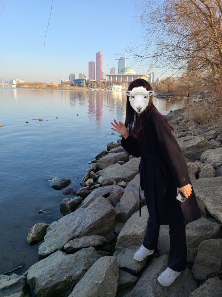  [한강] 봄날 / 피크닉 / 진흙 / 캠핑의자 / 안반데기