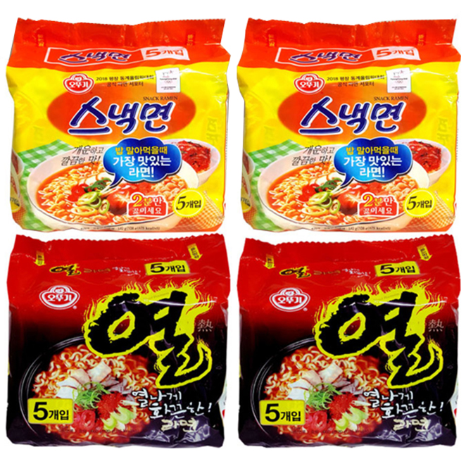 최근 많이 팔린 오뚜기 스낵면 5p x 2팩 + 열라면 5p x 2팩, 1세트, 20개 추천해요 최근 많이 팔린 오뚜기 스낵면 5p x 2팩 + 열라면 5p x 2팩, 1세트, 20개 추천해요